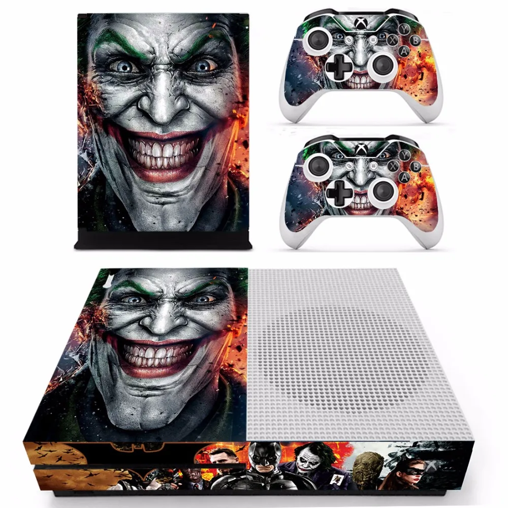 Joker Batman Superman Skin Sticker For Microsoft Xbox One S Console and